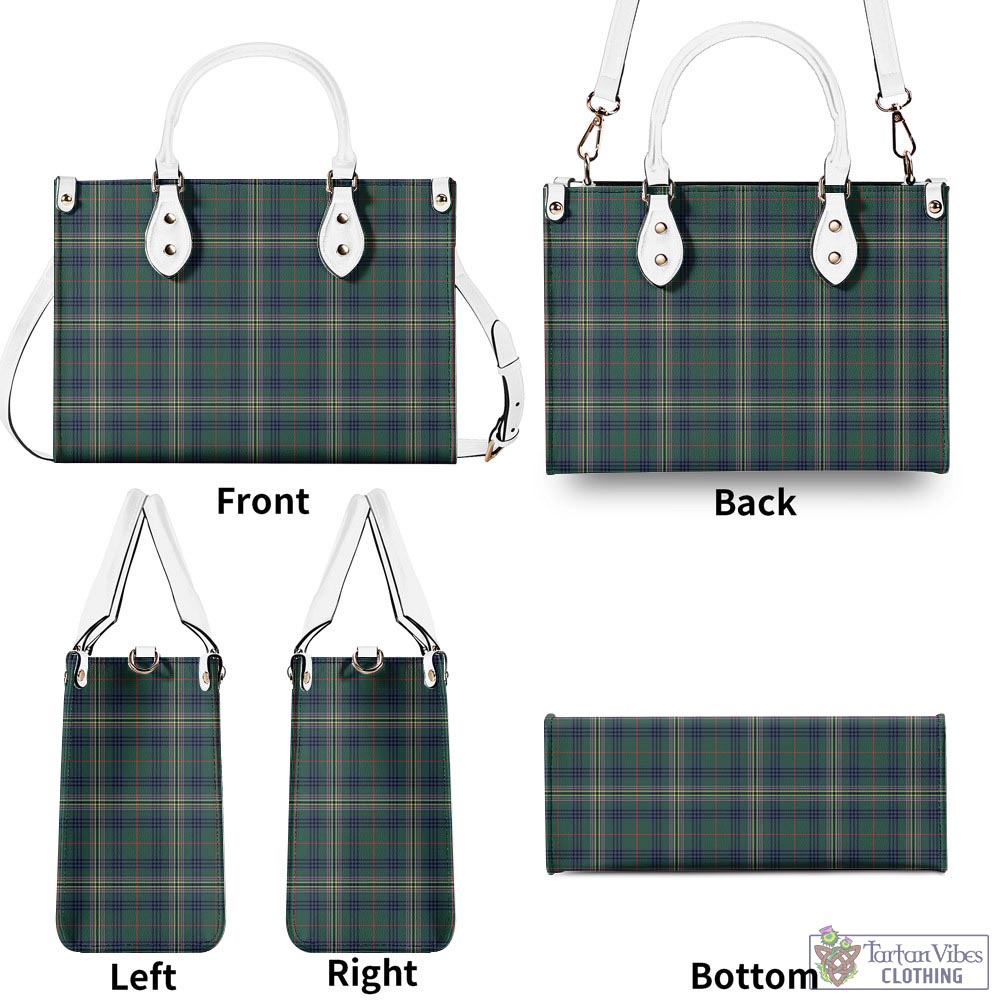 Tartan Vibes Clothing Kennedy Modern Tartan Luxury Leather Handbags