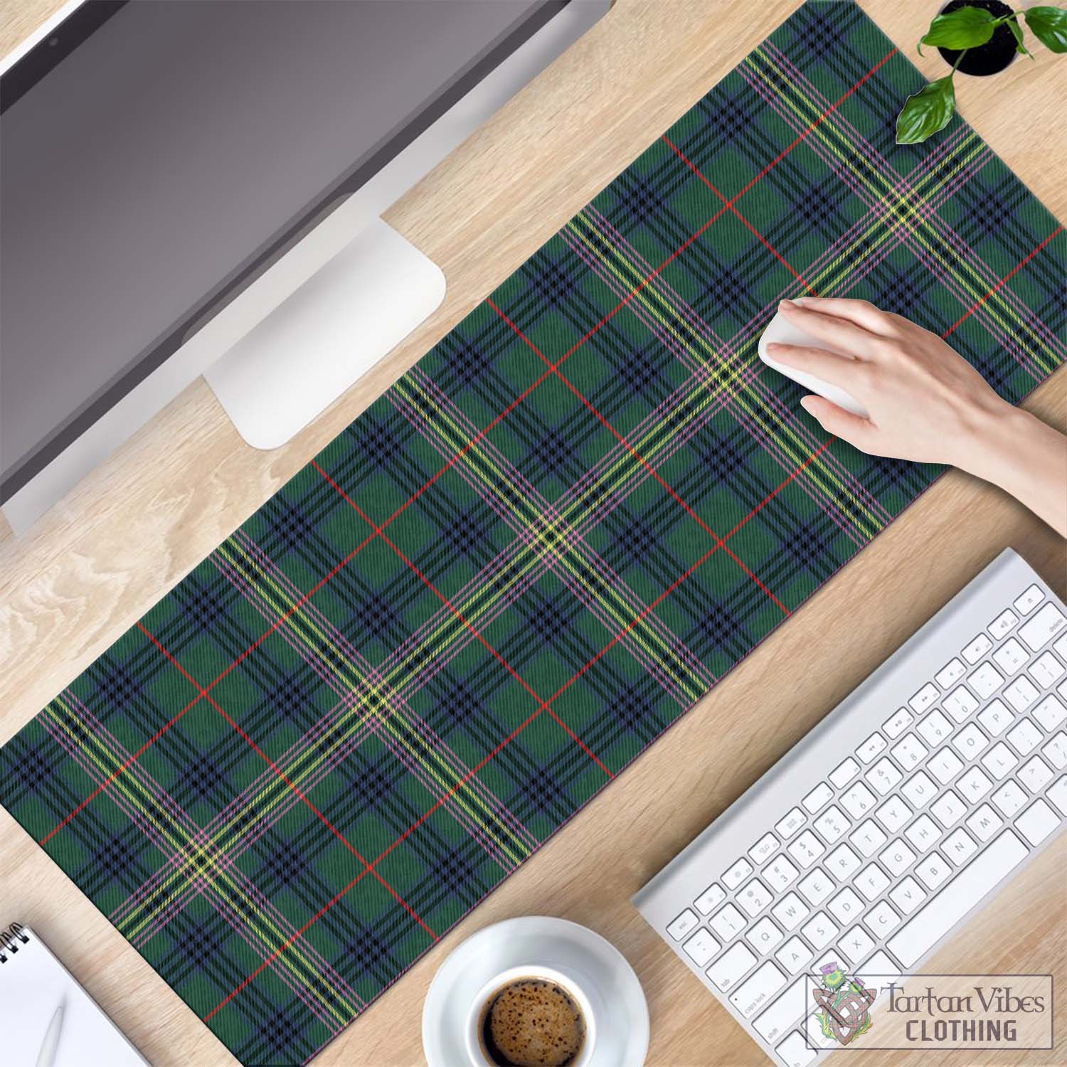 Tartan Vibes Clothing Kennedy Modern Tartan Mouse Pad