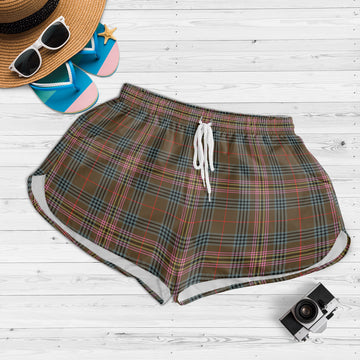 Kennedy Weathered Tartan Womens Shorts