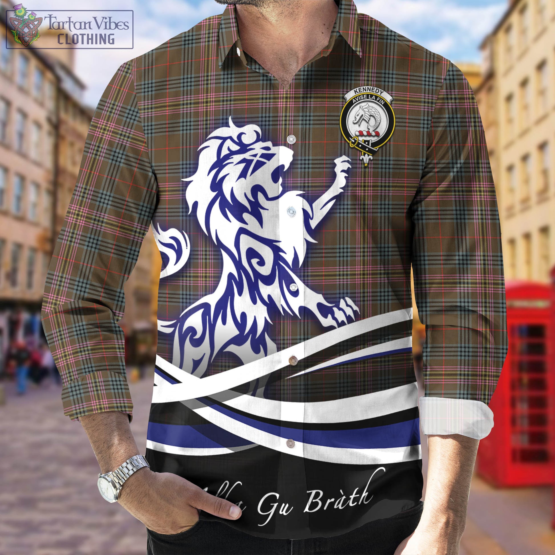 kennedy-weathered-tartan-long-sleeve-button-up-shirt-with-alba-gu-brath-regal-lion-emblem