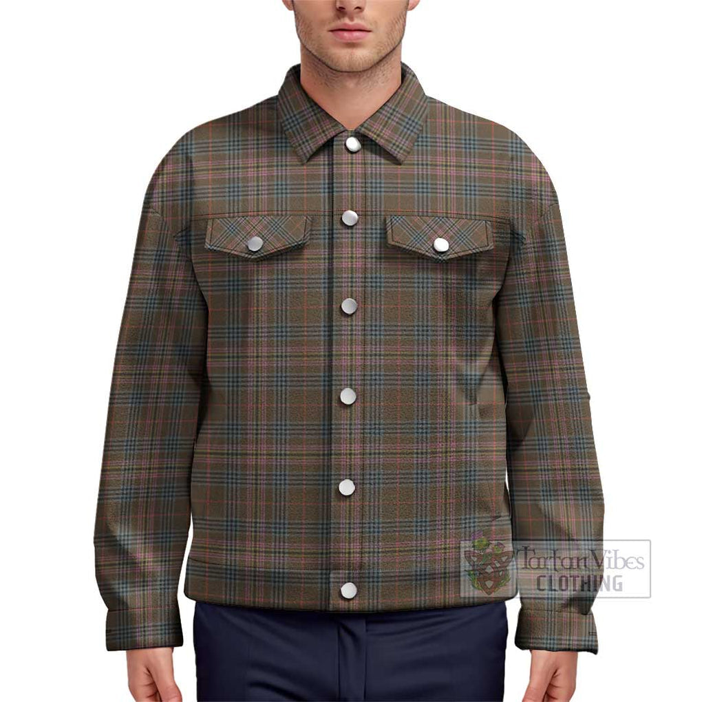 Kennedy Weathered Tartan Unisex Lapel Cotton Jacket Unisex - Tartan Vibes Clothing