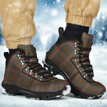 Kennedy Weathered Tartan Alpine Boots