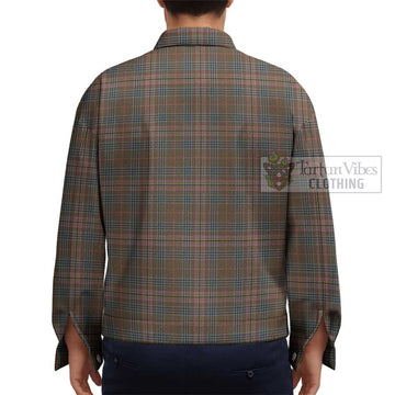 Kennedy Weathered Tartan Unisex Lapel Cotton Jacket