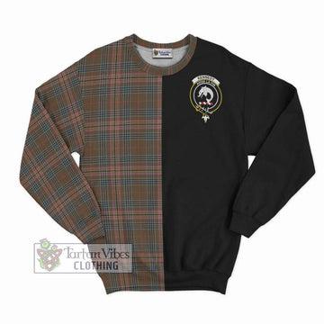 Kennedy Weathered Tartan Sweatshirt with Family Crest and Half Of Me Style