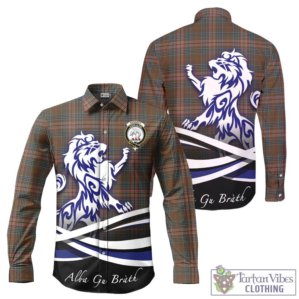 kennedy-weathered-tartan-long-sleeve-button-up-shirt-with-alba-gu-brath-regal-lion-emblem