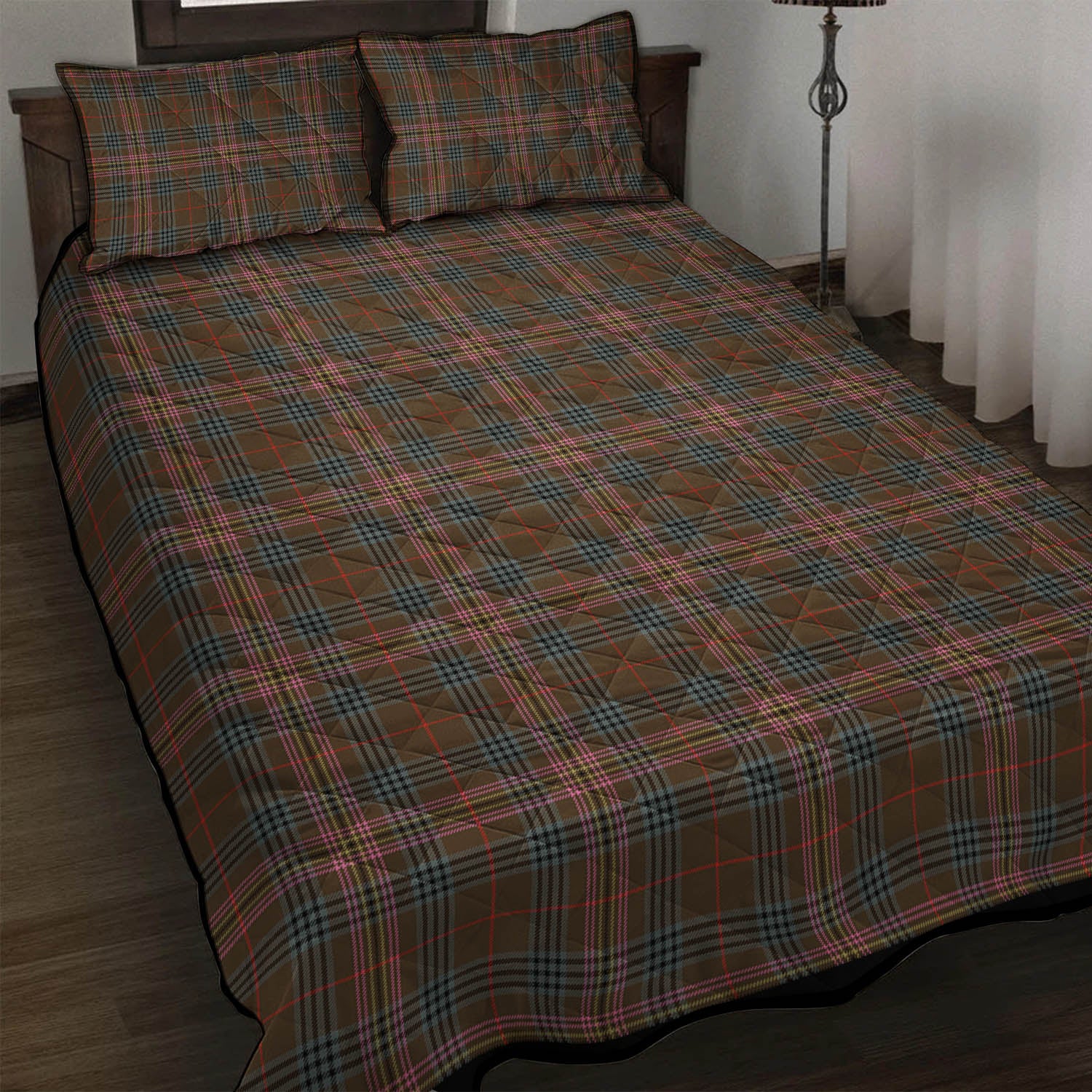 Kennedy Weathered Tartan Quilt Bed Set - Tartan Vibes Clothing