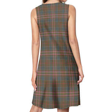 Kennedy Weathered Tartan Womens Casual Dresses