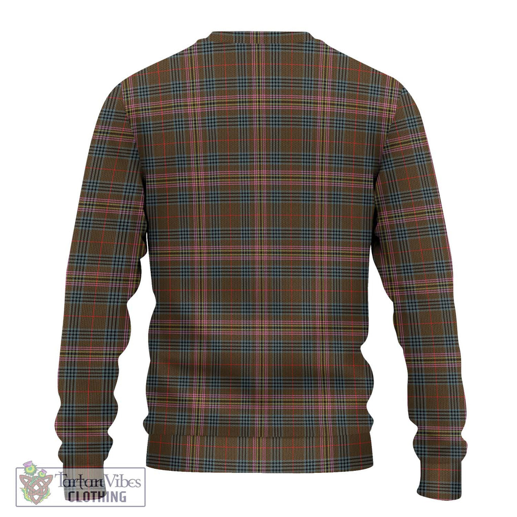 Kennedy Weathered Tartan Knitted Sweater with Family Crest DNA In Me Style - Tartanvibesclothing Shop