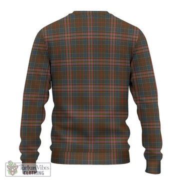 Kennedy Weathered Tartan Ugly Sweater with Family Crest DNA In Me Style