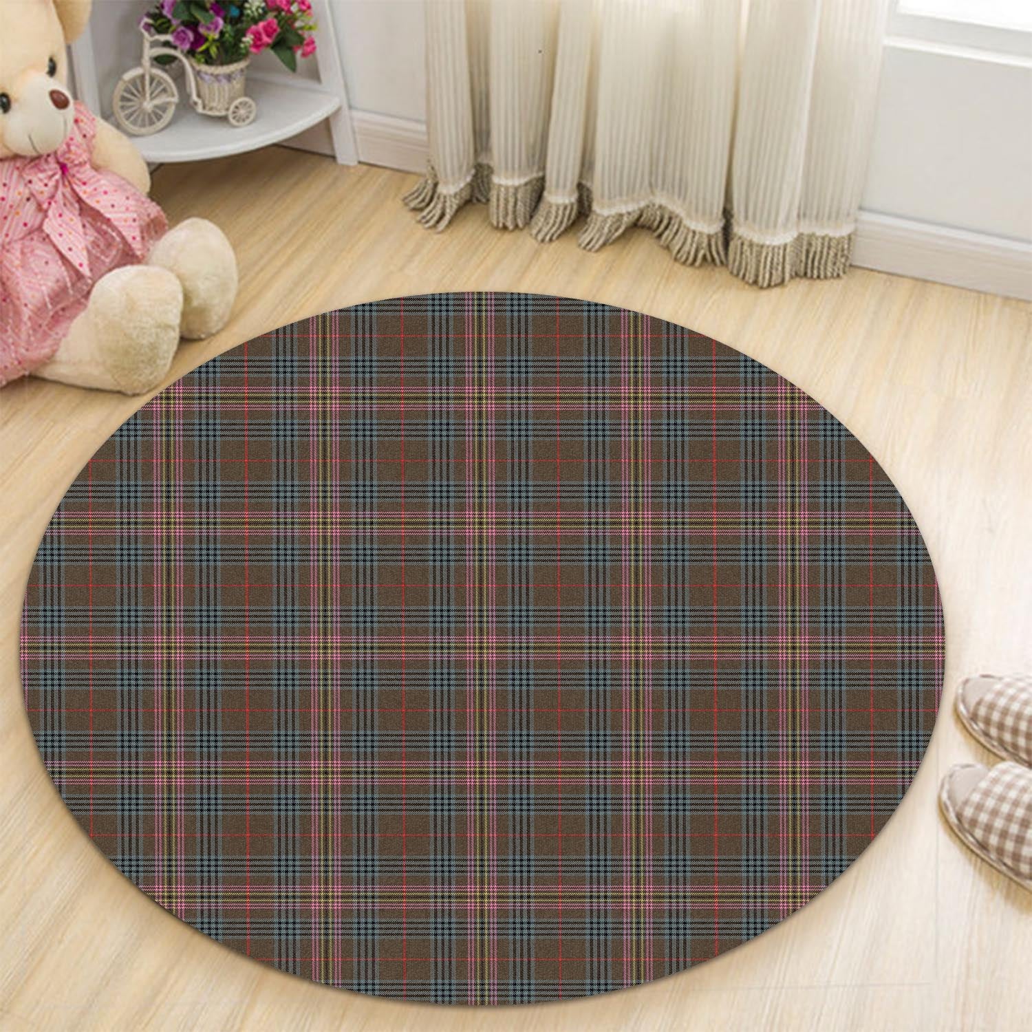 kennedy-weathered-tartan-round-rug