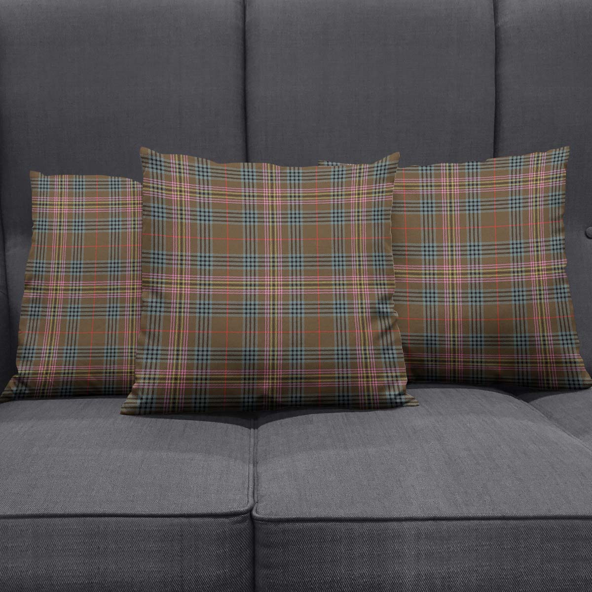 Kennedy Weathered Tartan Pillow Cover - Tartanvibesclothing