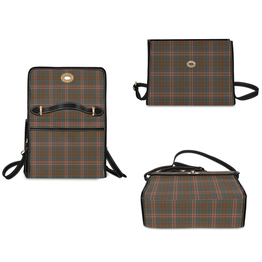 kennedy-weathered-tartan-leather-strap-waterproof-canvas-bag