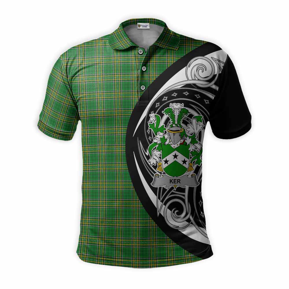 Ker Irish Clan Polo Shirt Celtic Circle Style Kid - Tartan Vibes Clothing