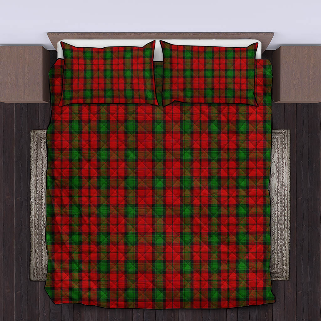 Kerr Tartan Quilt Bed Set King - Tartan Vibes Clothing