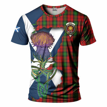 Kerr Tartan Family Crest T-Shirt Scottish Thistle Celtic Inspired Kid's Shirt - Tartan Vibes Clothing