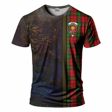 Kerr Tartan Family Crest T-Shirt Alba Gu Brath Be Brave Lion Ancient Style Kid's Shirt - Tartan Vibes Clothing