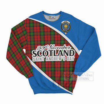 Kerr Family Crest Tartan Sweatshirt Celebrate Saint Andrew's Day in Style