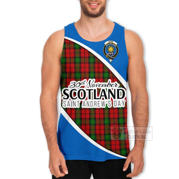 Kerr Family Crest Tartan Men's Tank Top Celebrate Saint Andrew's Day in Style