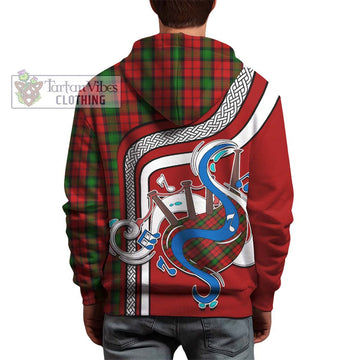 Kerr Tartan Hoodie with Epic Bagpipe Style