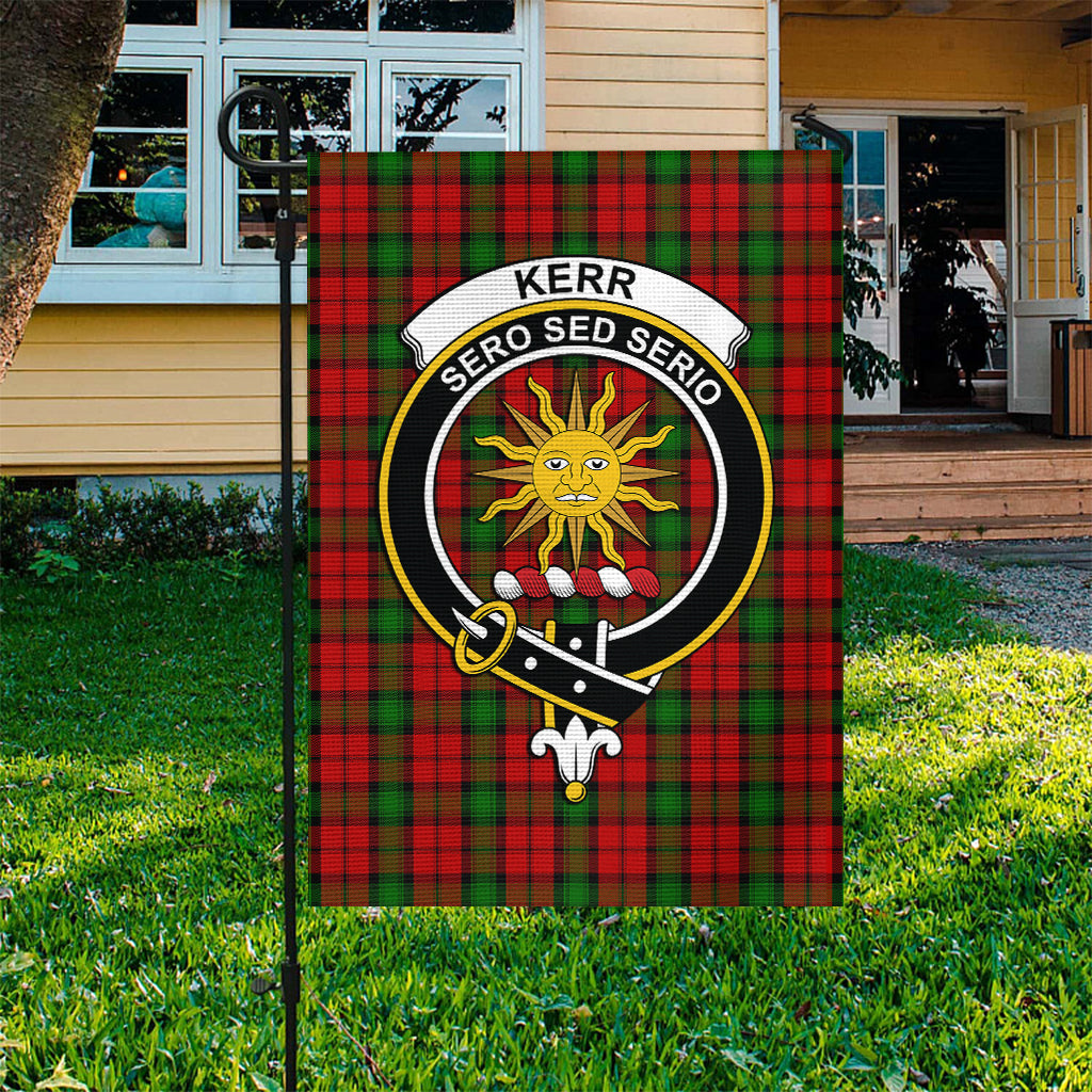 Kerr Tartan Flag with Family Crest - Tartan Vibes Clothing