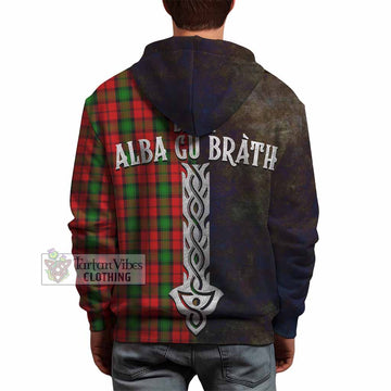 Kerr Tartan Family Crest Hoodie Alba Gu Brath Be Brave Lion Ancient Style - Tartan Vibes Clothing