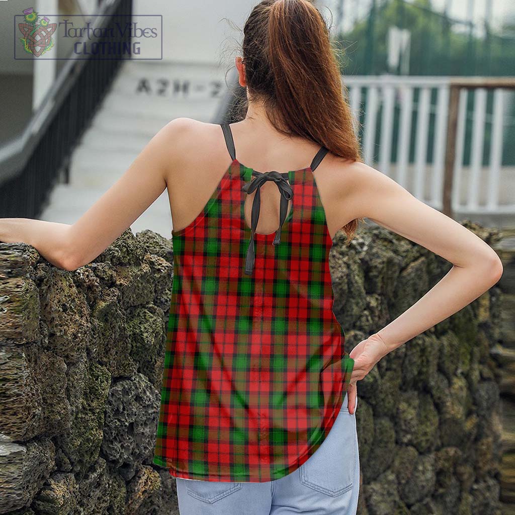 Tartan Vibes Clothing Kerr Tartan Loose Halter Neck Camisole