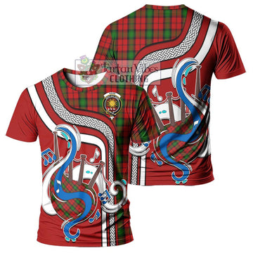 Kerr Tartan T-Shirt with Epic Bagpipe Style