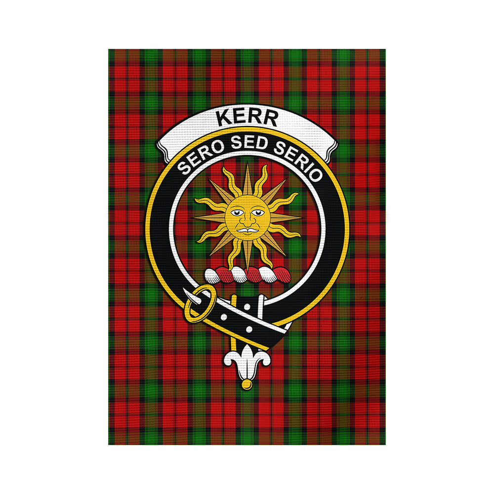 Kerr Tartan Flag with Family Crest - Tartan Vibes Clothing