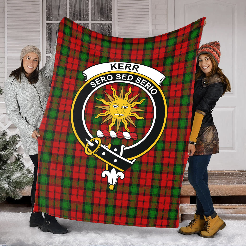 kerr-tartab-blanket-with-family-crest