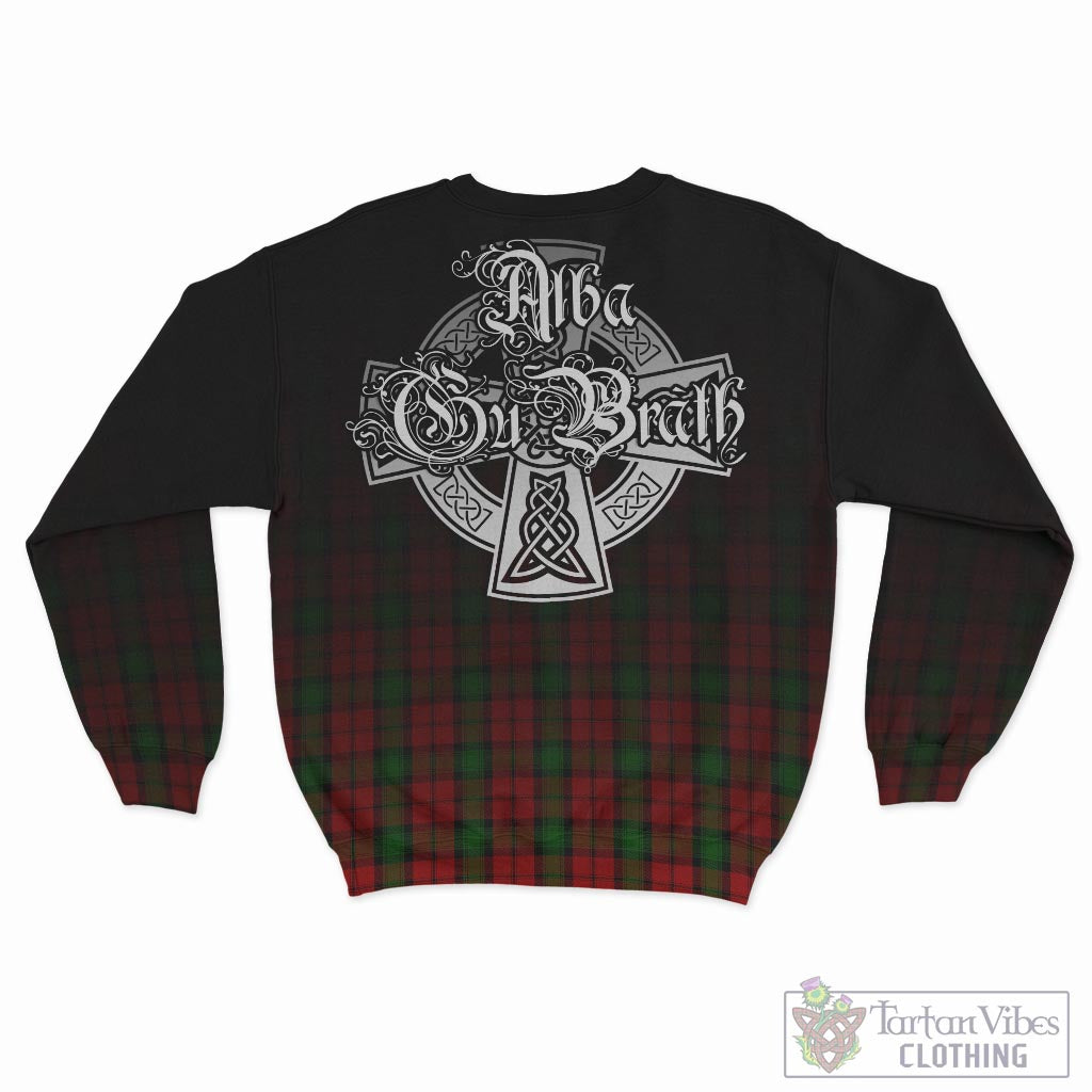 Tartan Vibes Clothing Kerr Tartan Sweatshirt Featuring Alba Gu Brath Family Crest Celtic Inspired