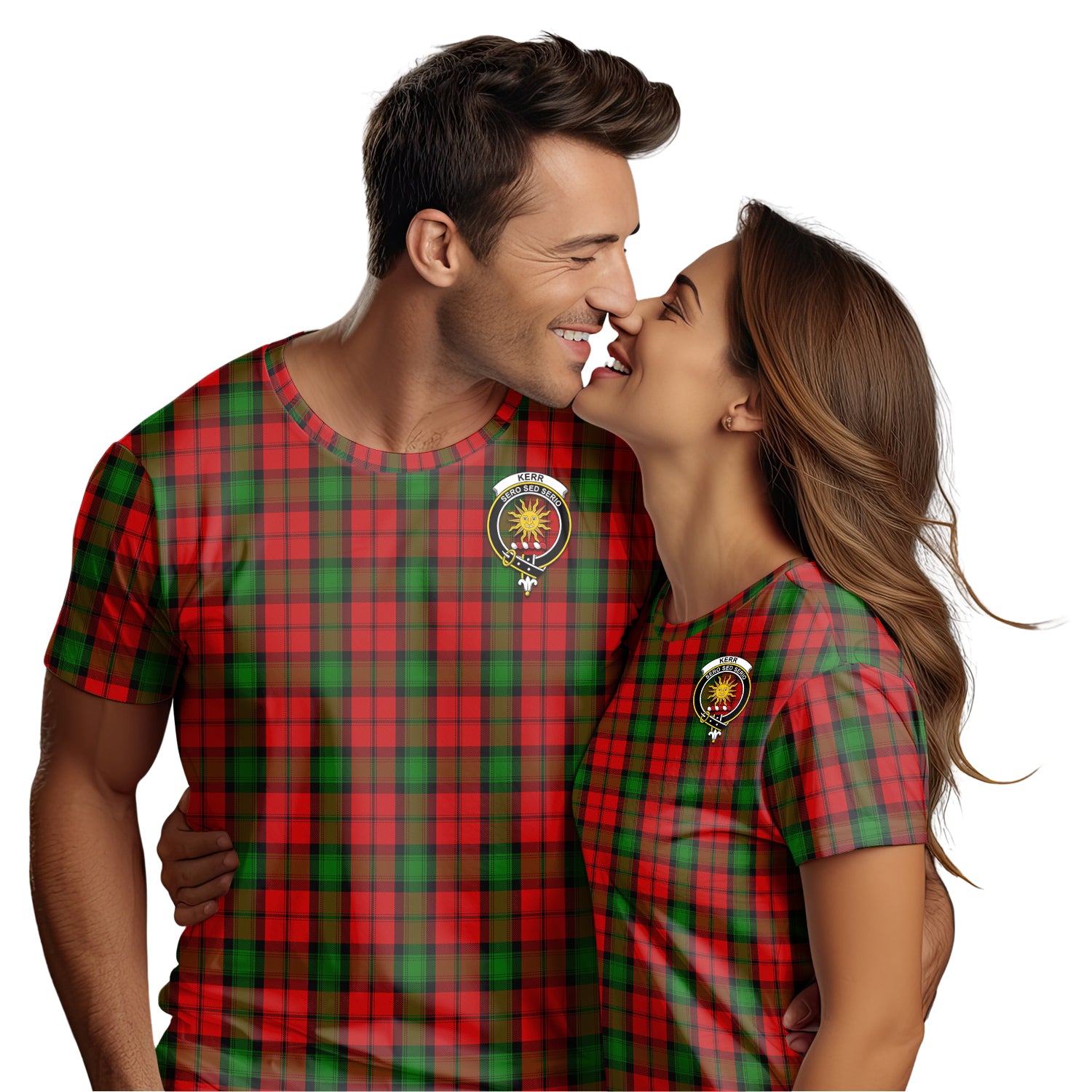 Kerr Tartan T-Shirt with Family Crest - Tartan Vibes Clothing