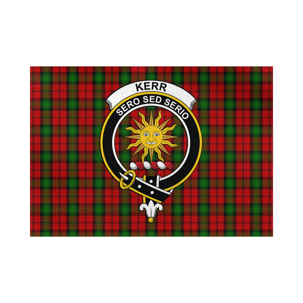 Kerr Tartan Flag with Family Crest - Tartan Vibes Clothing