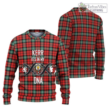 Kerr Ancient Tartan Ugly Sweater with Family Crest DNA In Me Style