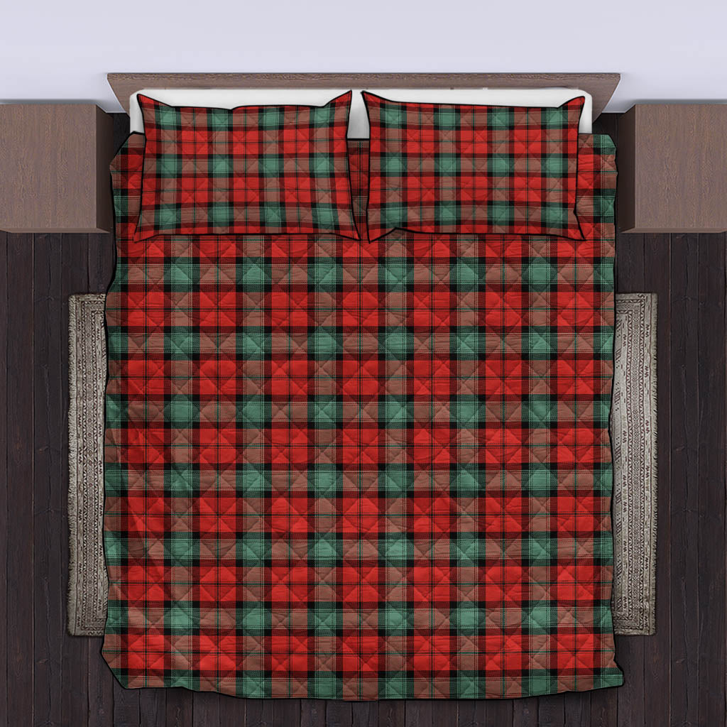 Kerr Ancient Tartan Quilt Bed Set King - Tartan Vibes Clothing