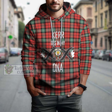 Kerr Ancient Tartan Hoodie with Family Crest DNA In Me Style