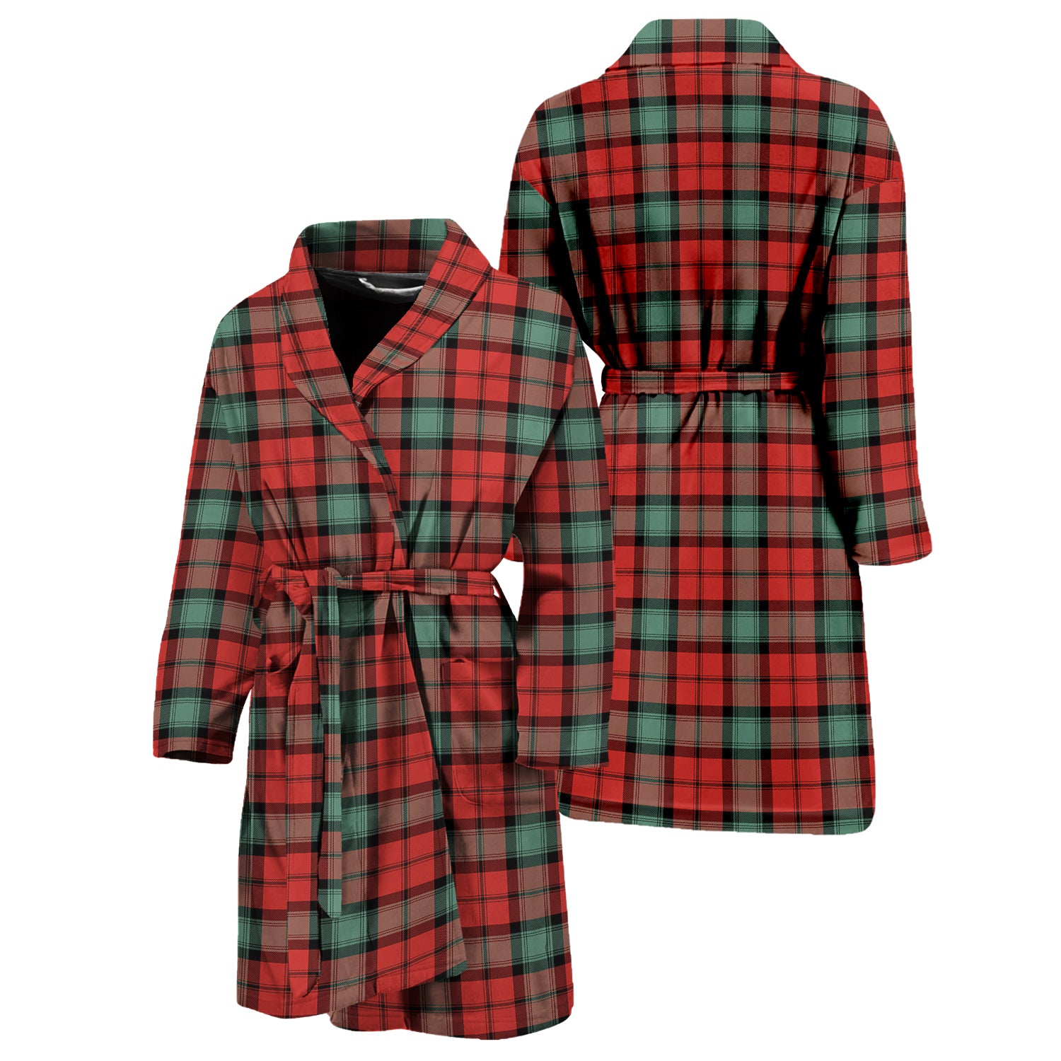 Kerr Ancient Tartan Bathrobe Unisex M - Tartan Vibes Clothing