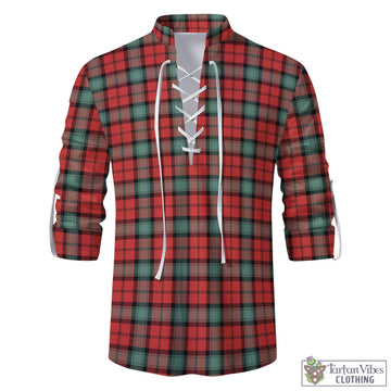 Kerr Ancient Tartan Men's Scottish Traditional Jacobite Ghillie Kilt Shirt