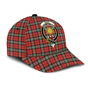 Kerr Ancient Tartan Classic Cap with Family Crest