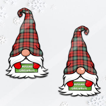 Kerr Ancient Gnome Christmas Ornament with His Tartan Christmas Hat