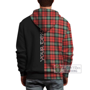 Kerr Ancient Tartan Hoodie with Family Crest and Half Of Me Style