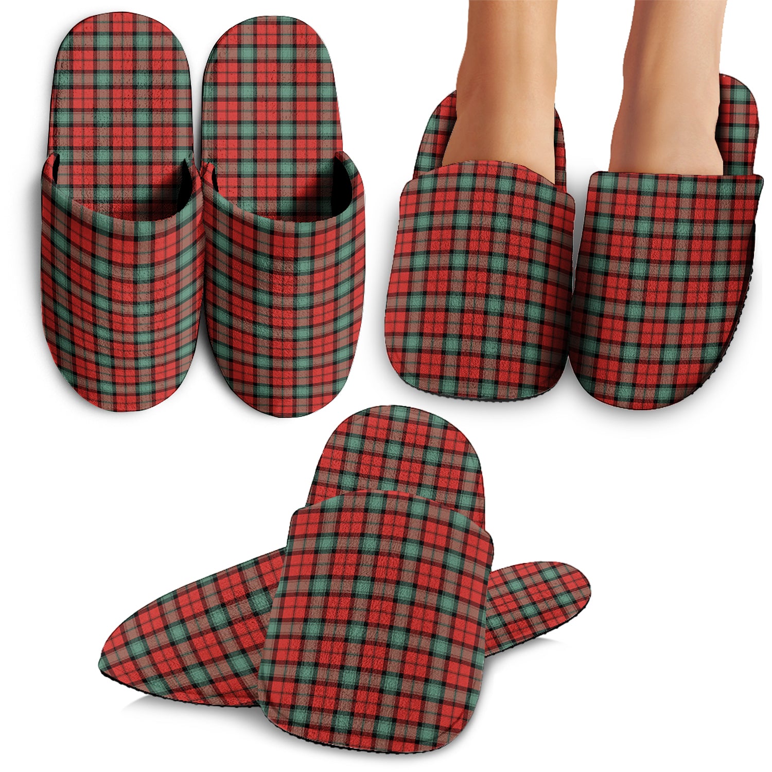 Kerr Ancient Tartan Home Slippers - Tartanvibesclothing