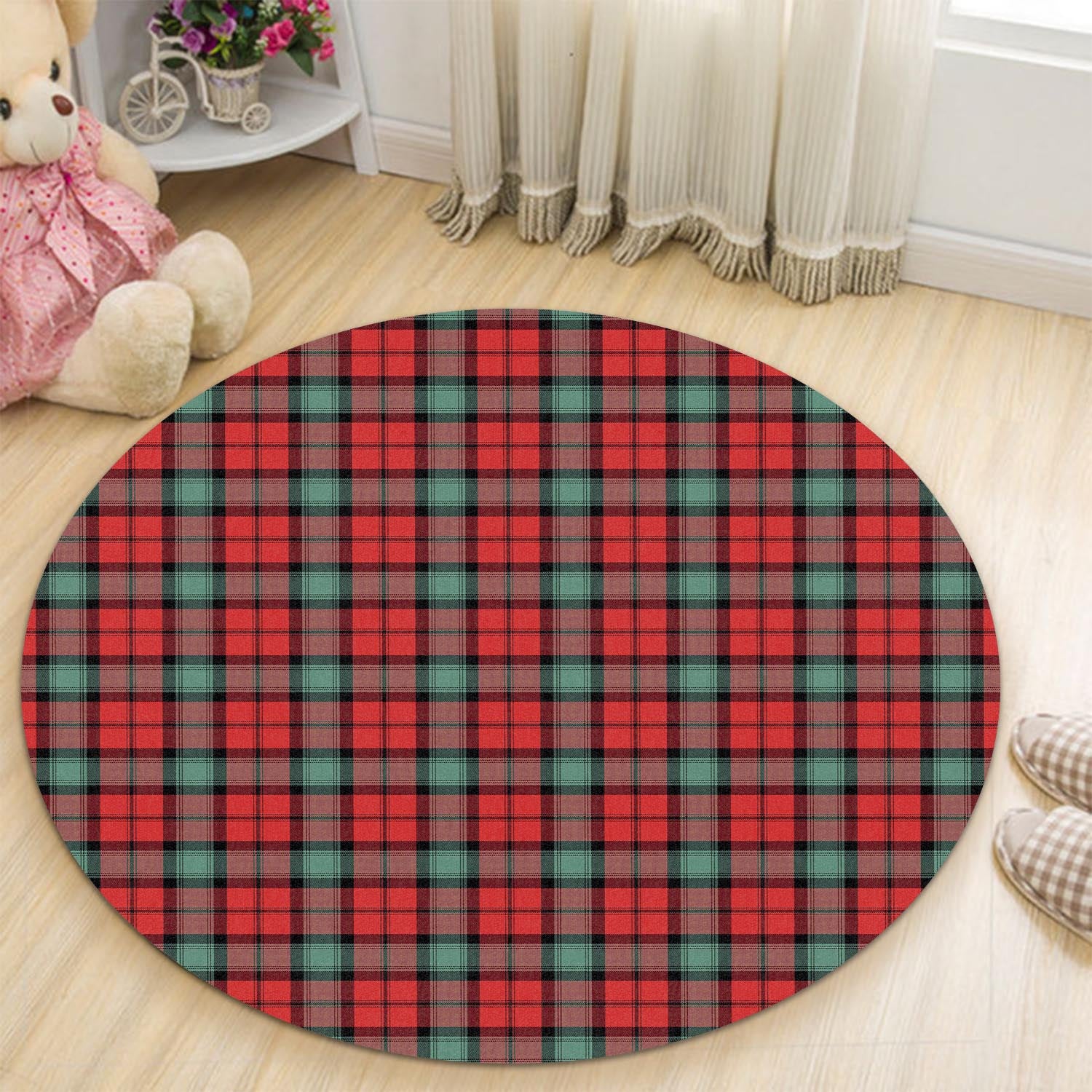 kerr-ancient-tartan-round-rug