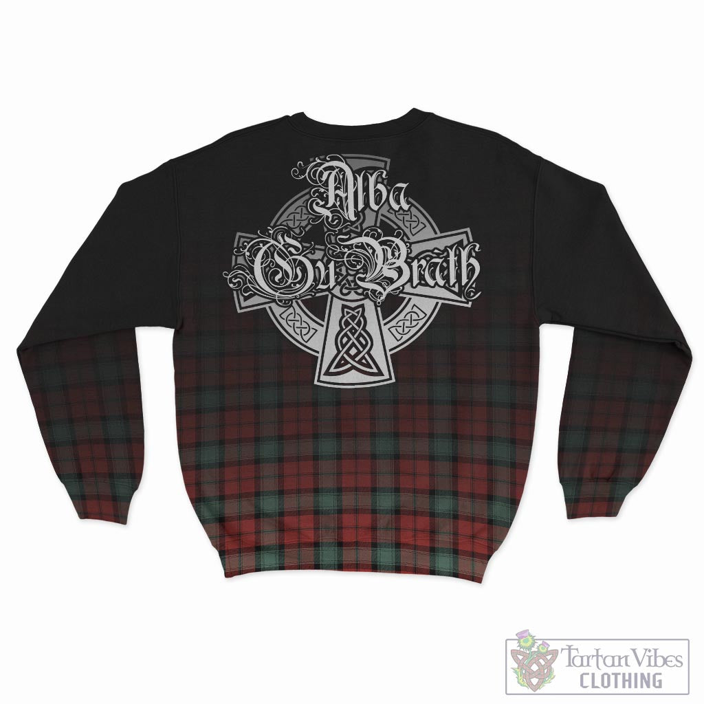 Tartan Vibes Clothing Kerr Ancient Tartan Sweatshirt Featuring Alba Gu Brath Family Crest Celtic Inspired