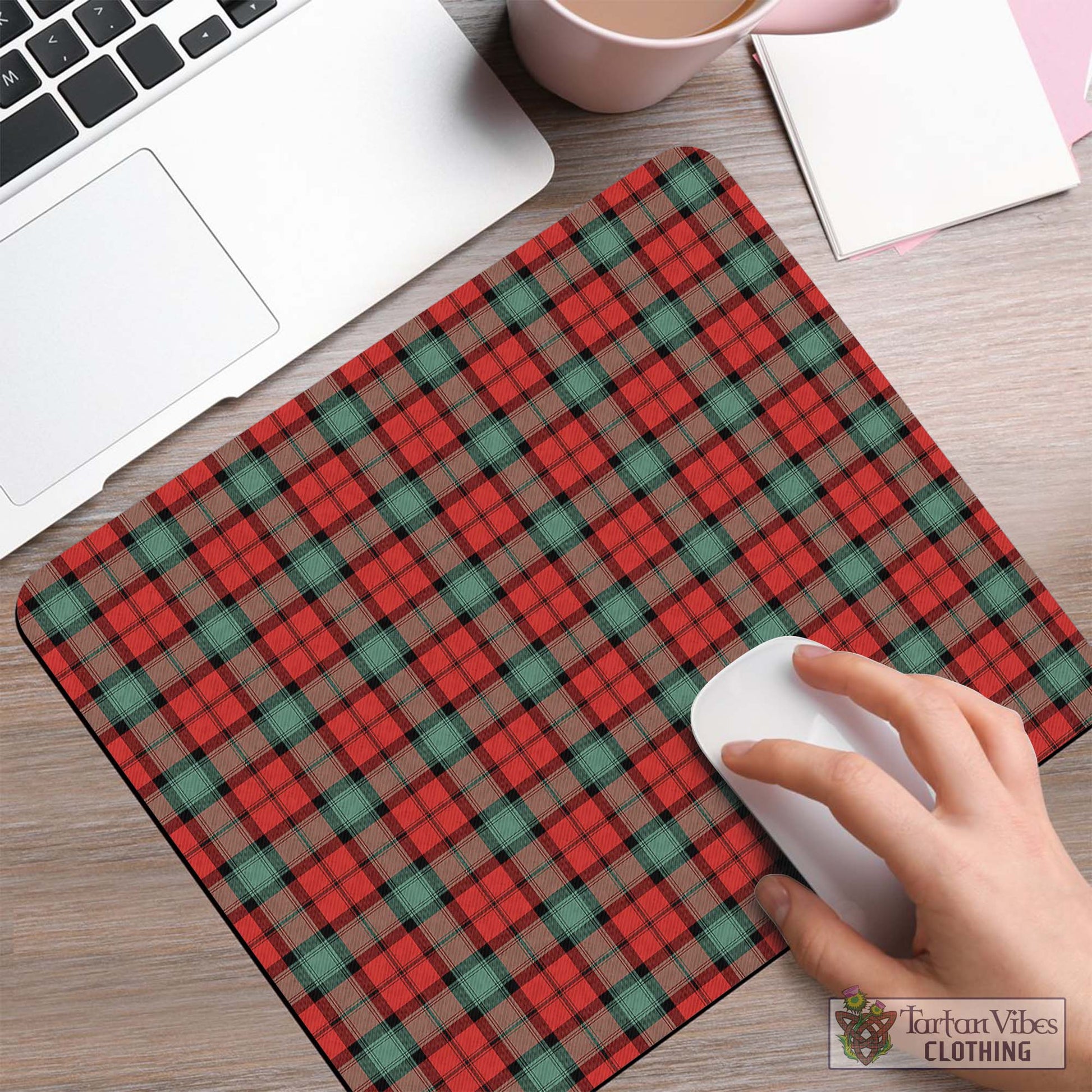 Tartan Vibes Clothing Kerr Ancient Tartan Mouse Pad