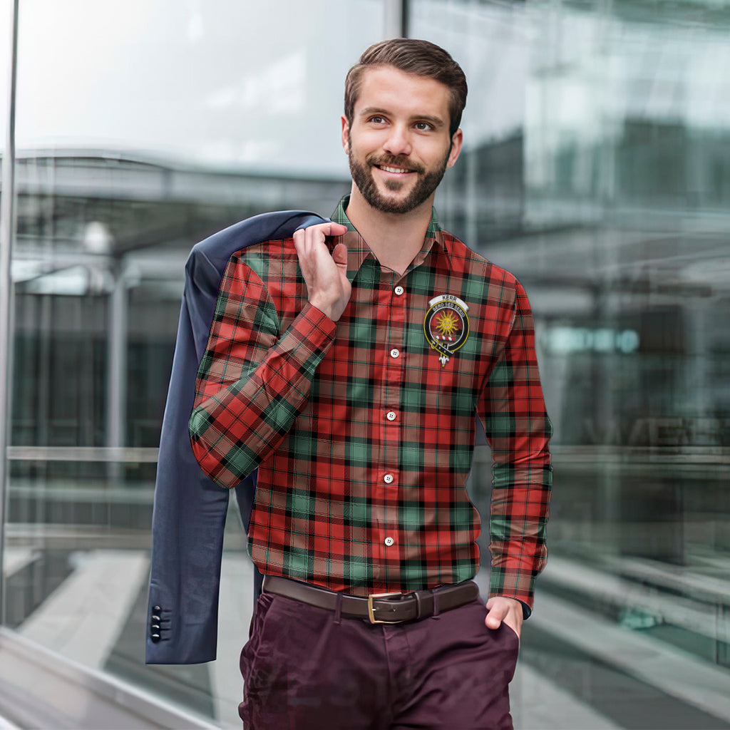 kerr-ancient-tartan-long-sleeve-button-up-shirt-with-family-crest