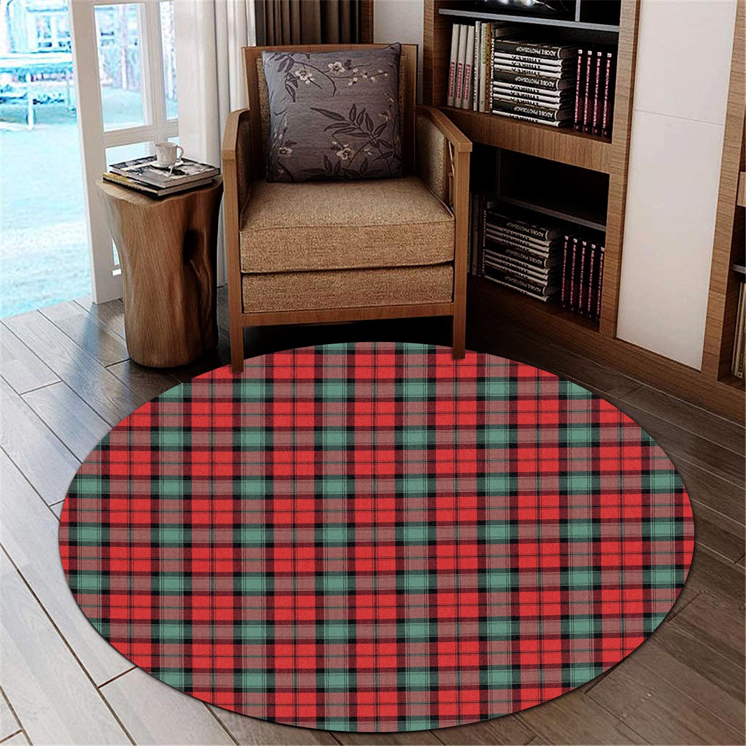 kerr-ancient-tartan-round-rug