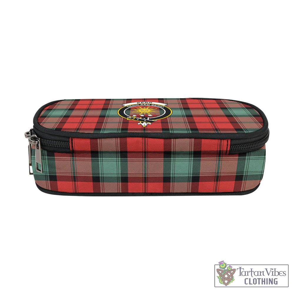 Tartan Vibes Clothing Kerr Ancient Tartan Pen and Pencil Case with Family Crest