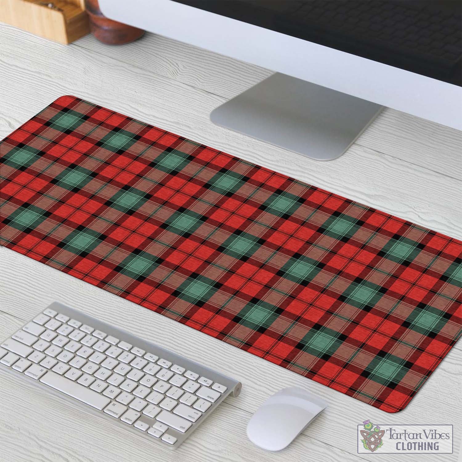 Tartan Vibes Clothing Kerr Ancient Tartan Mouse Pad