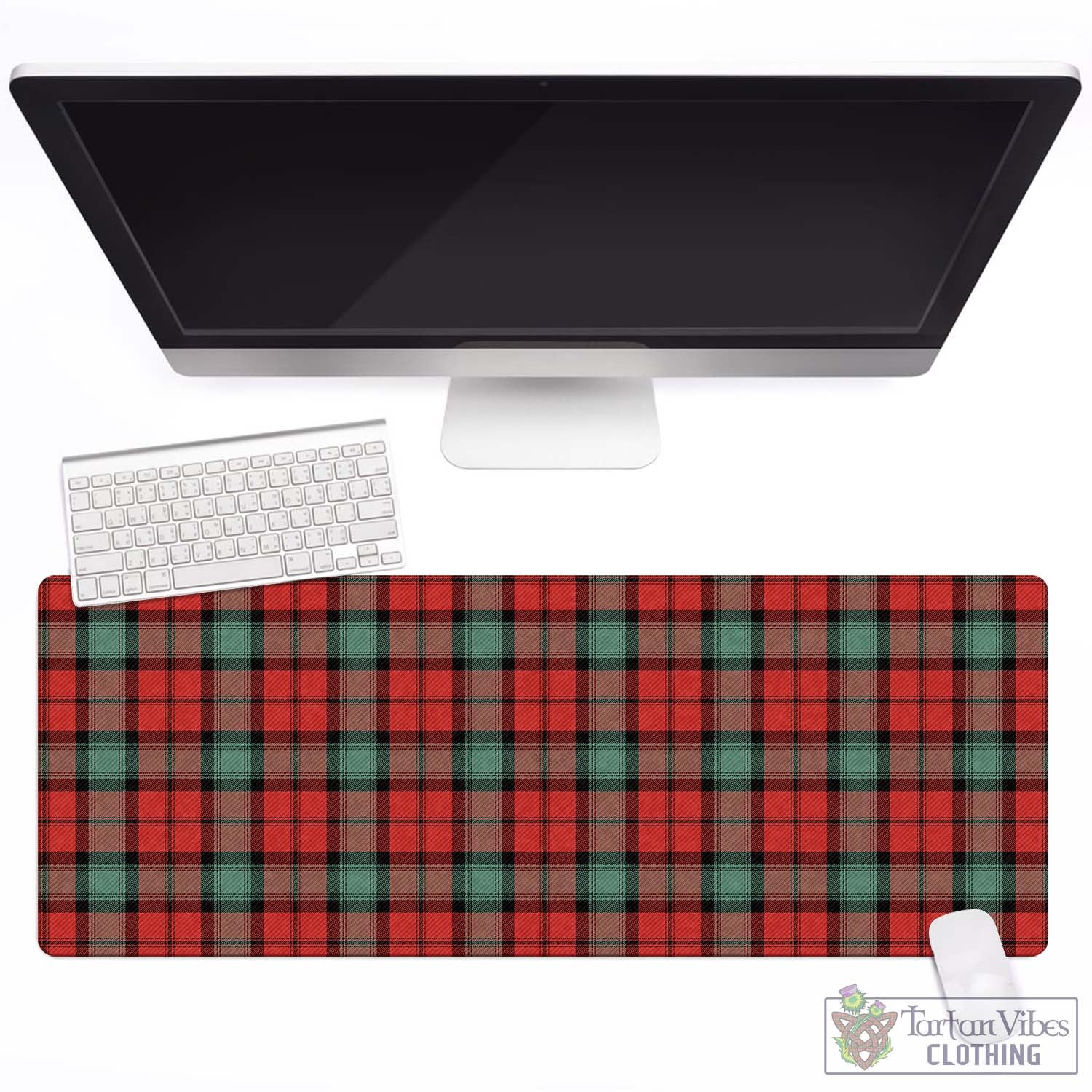 Tartan Vibes Clothing Kerr Ancient Tartan Mouse Pad