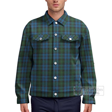 Kerr Hunting Tartan Unisex Lapel Cotton Jacket